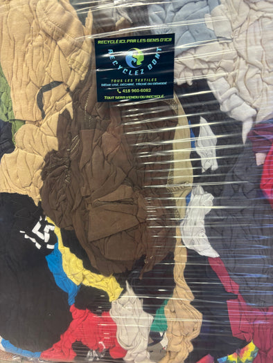 Paquets de tissus recyclés