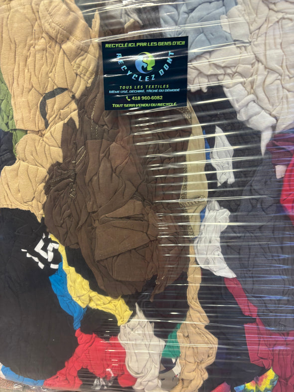 Paquets de tissus recyclés